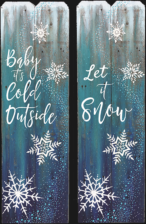 Winter Porch Sign