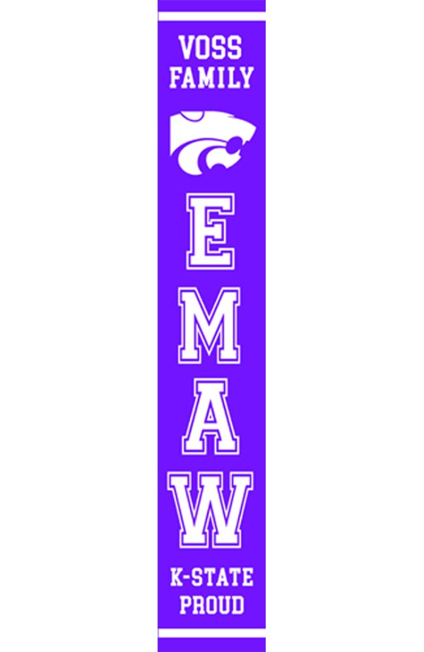 EMAW K-State Proud Porch Sign
