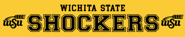Wichita State Shockers (Horizontal) Porch Sign